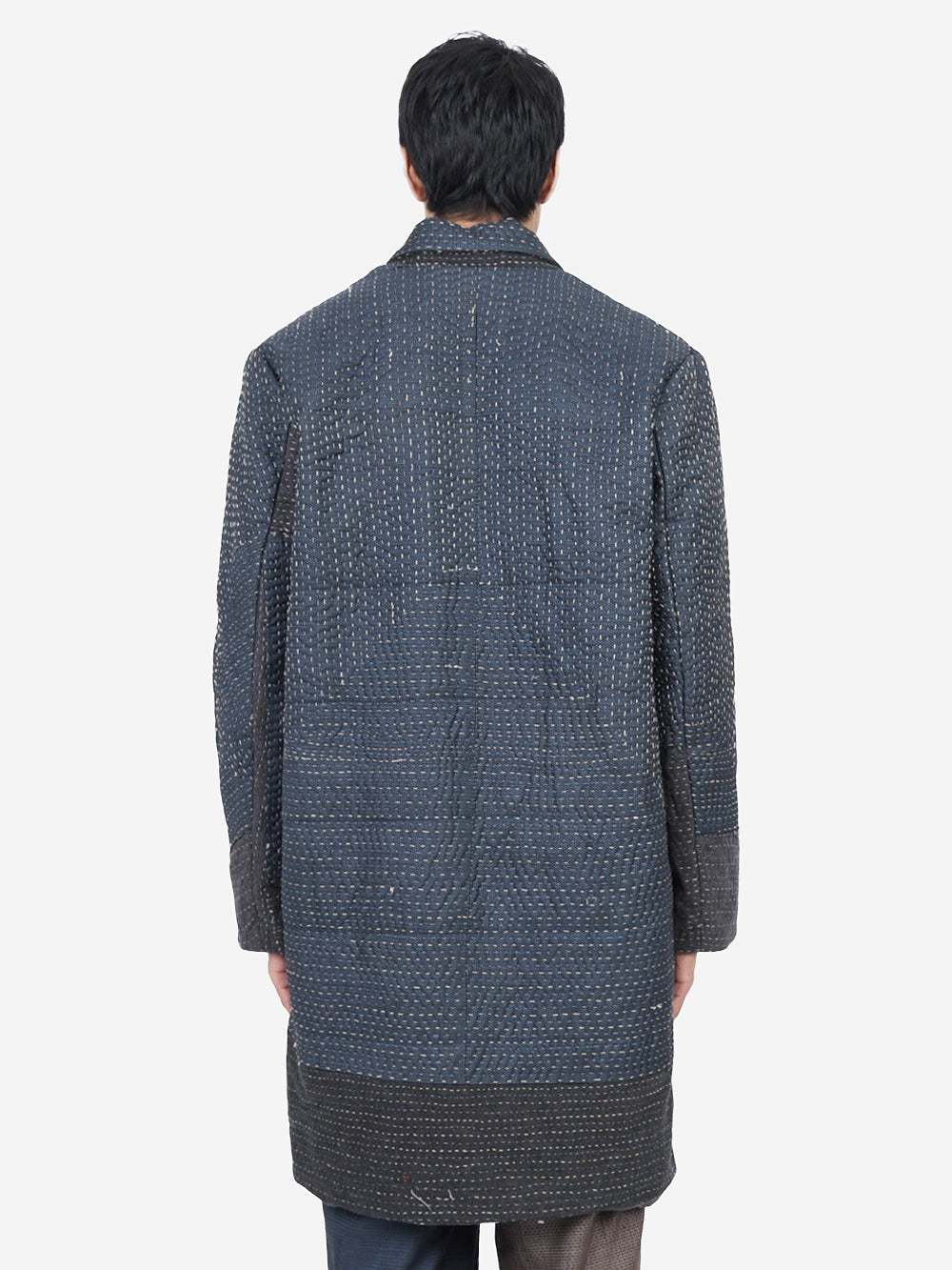 Oshima Tsumugi Kimono Pacho Coat