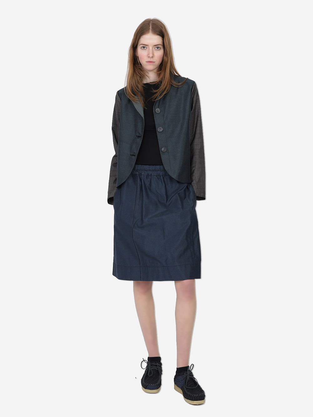 Oshima Tsumugi Kimono Eden Skirt