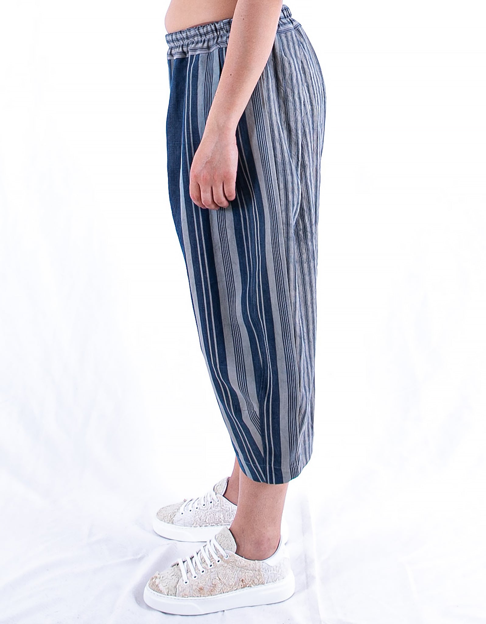 19th Century French Ticking Hitomi Trousers