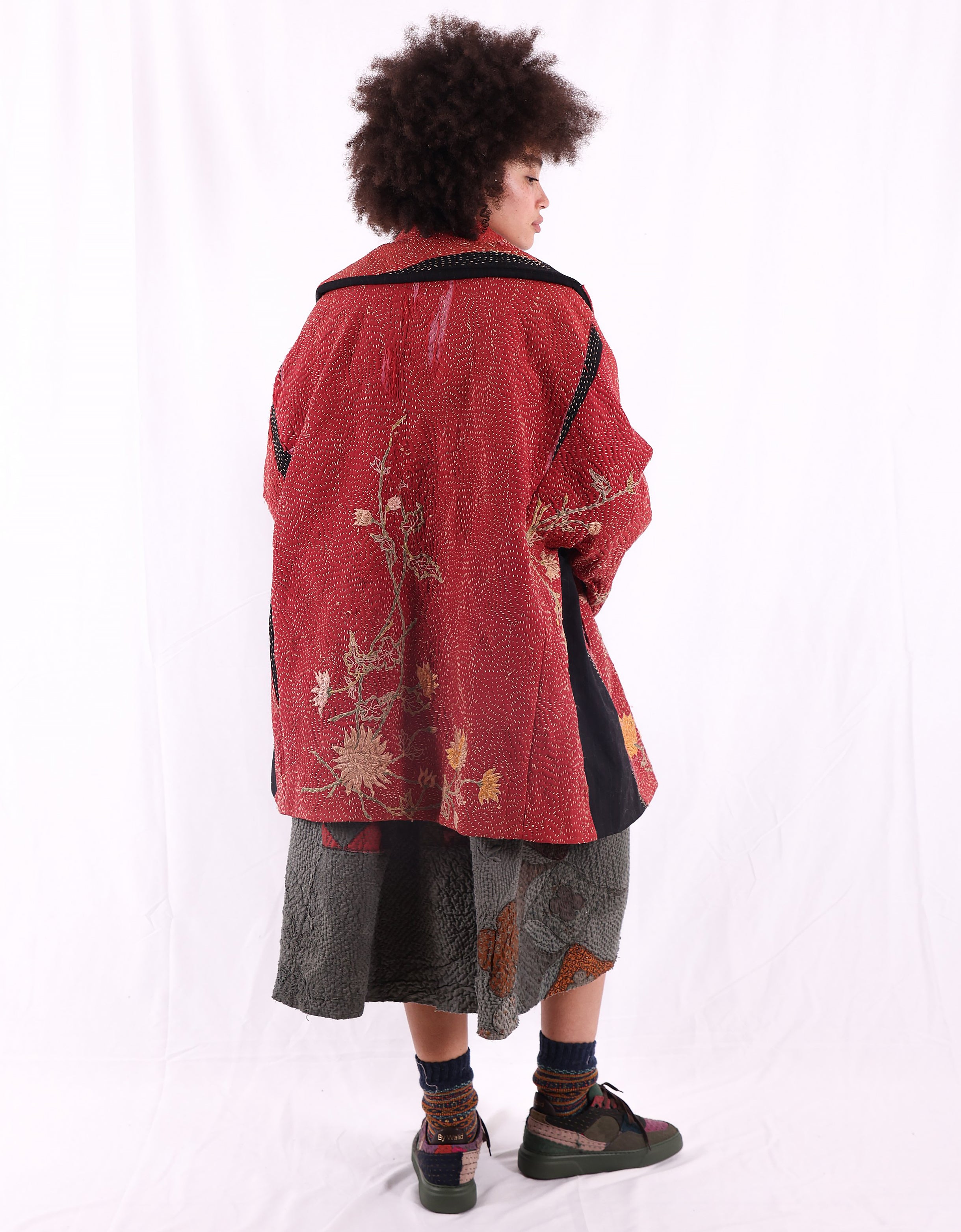 19th Century Embroidered Inga Coat