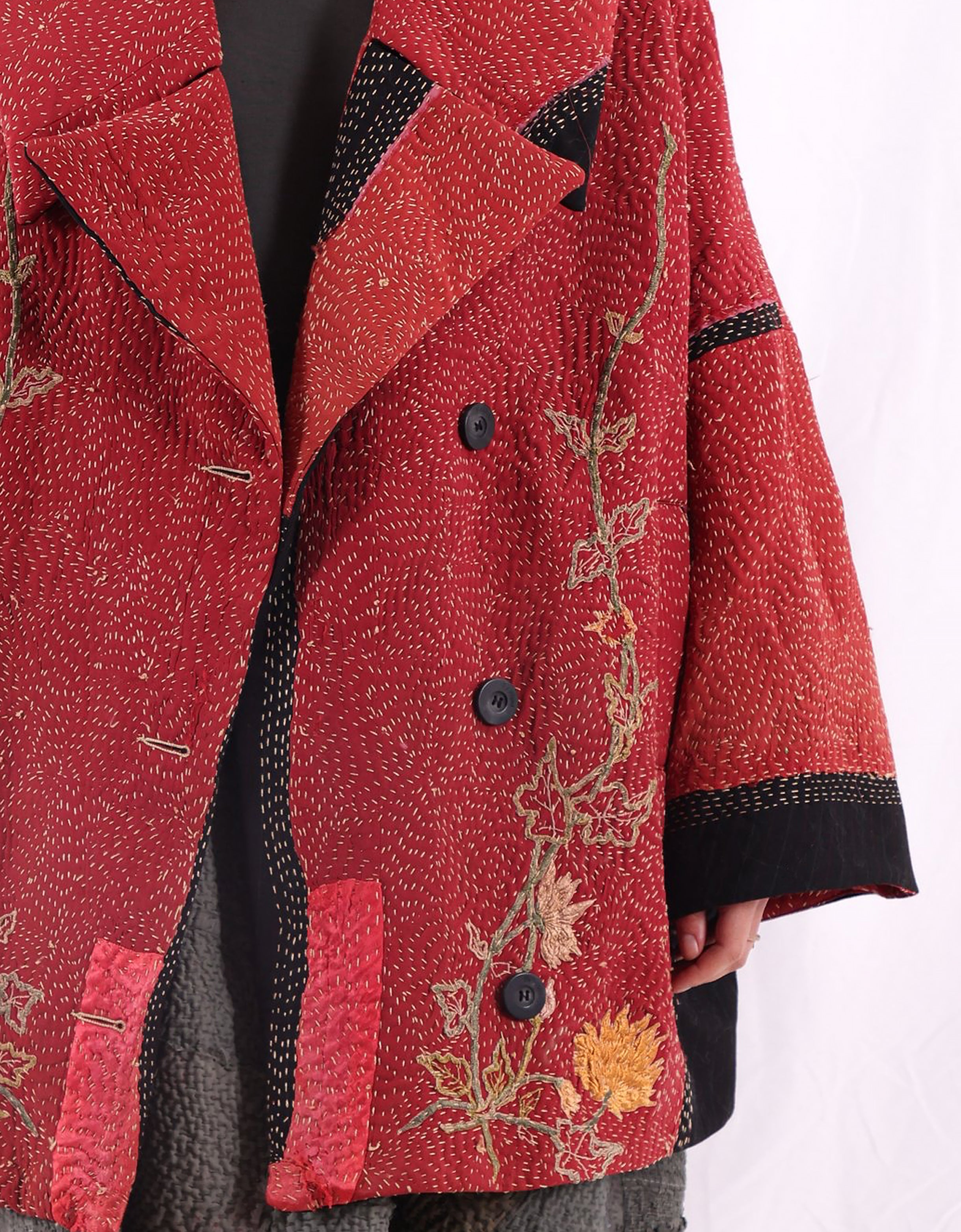 19th Century Embroidered Inga Coat
