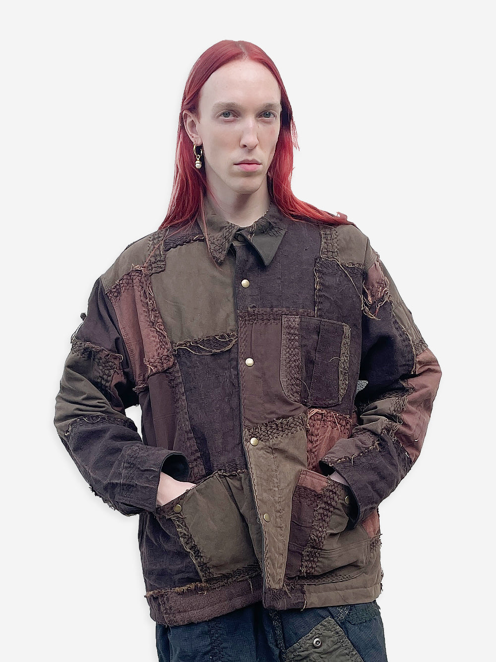 Vintage Military Canvas Rain Jacket