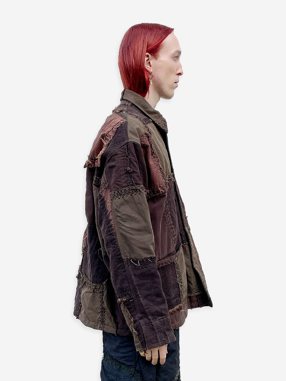 Vintage Military Canvas Rain Jacket