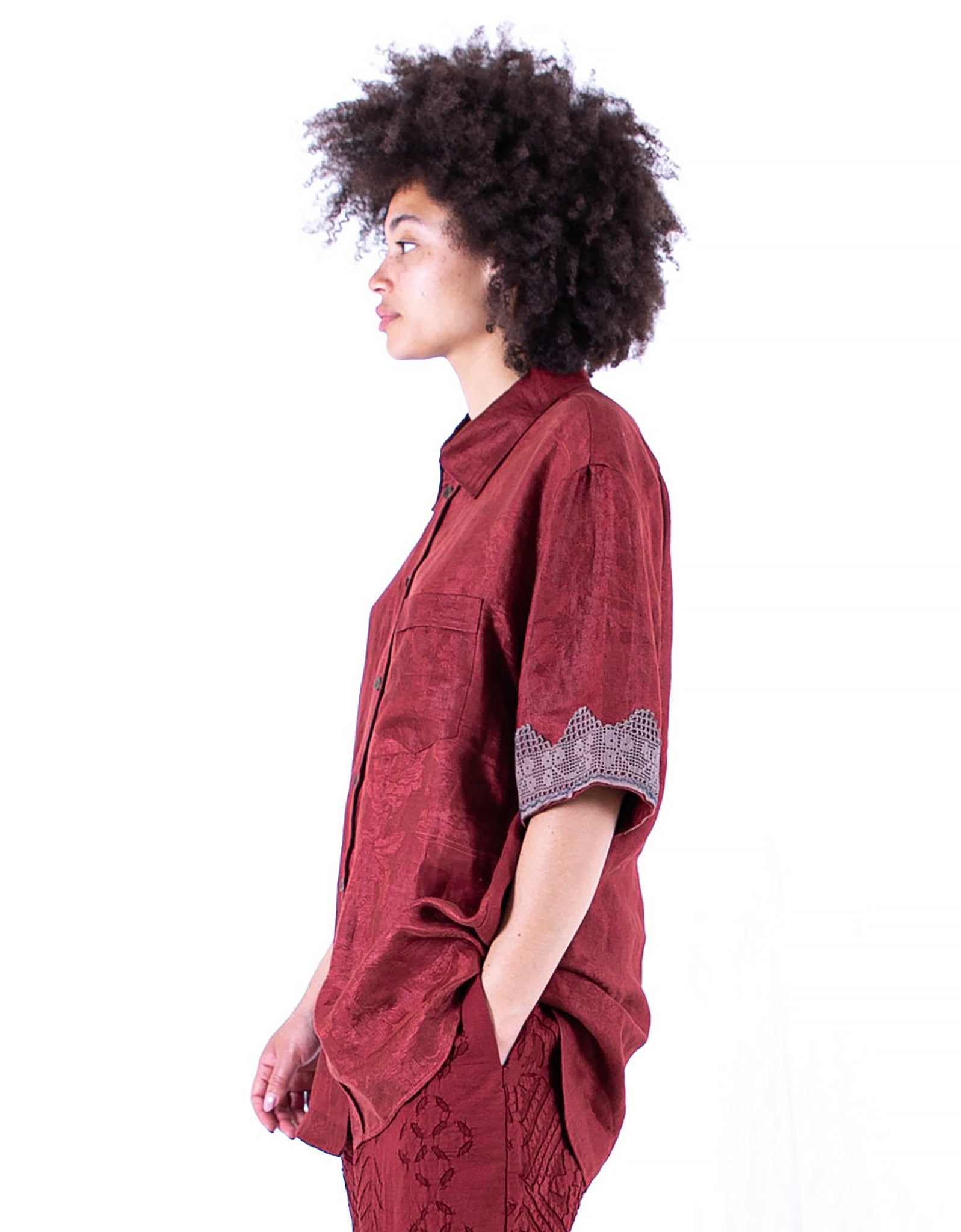 19th Century Damask James Shirt