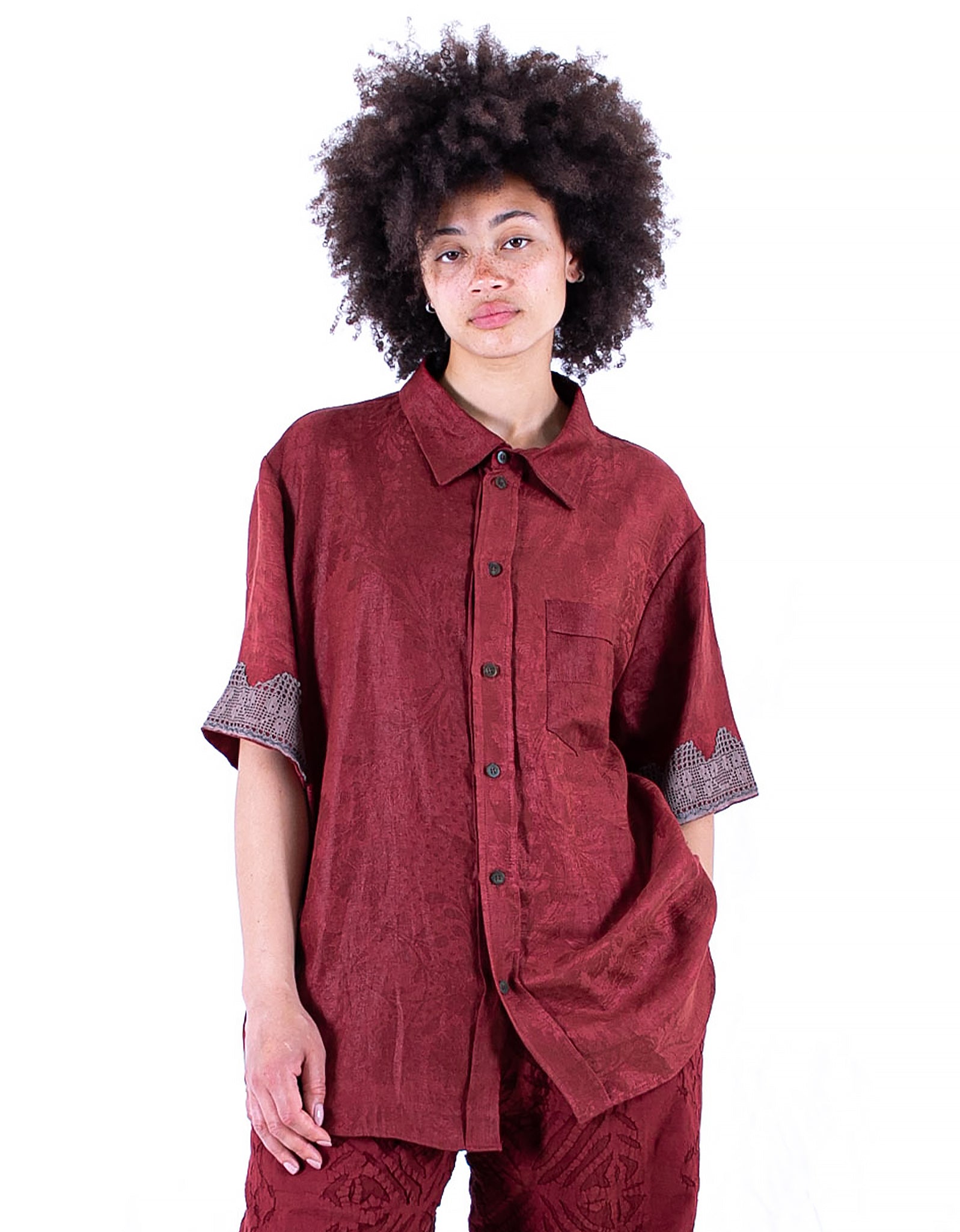 19th Century Damask James Shirt