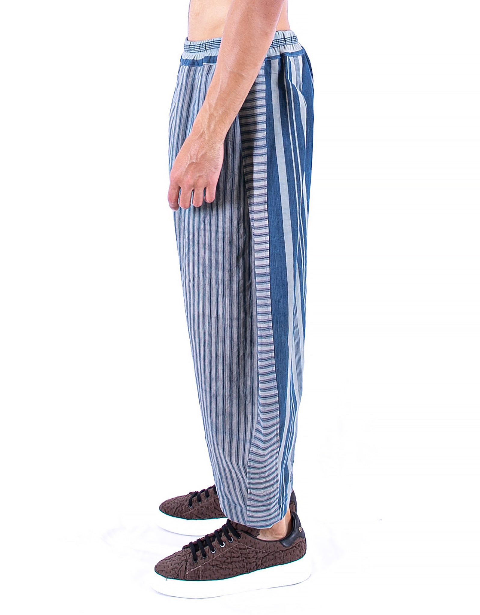 19th Century French Ticking Joel Trousers