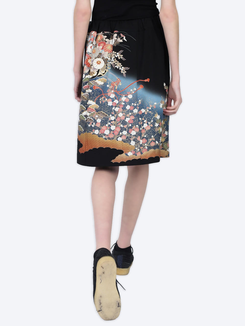 Tomesode Silk Kimono Eden Skirt