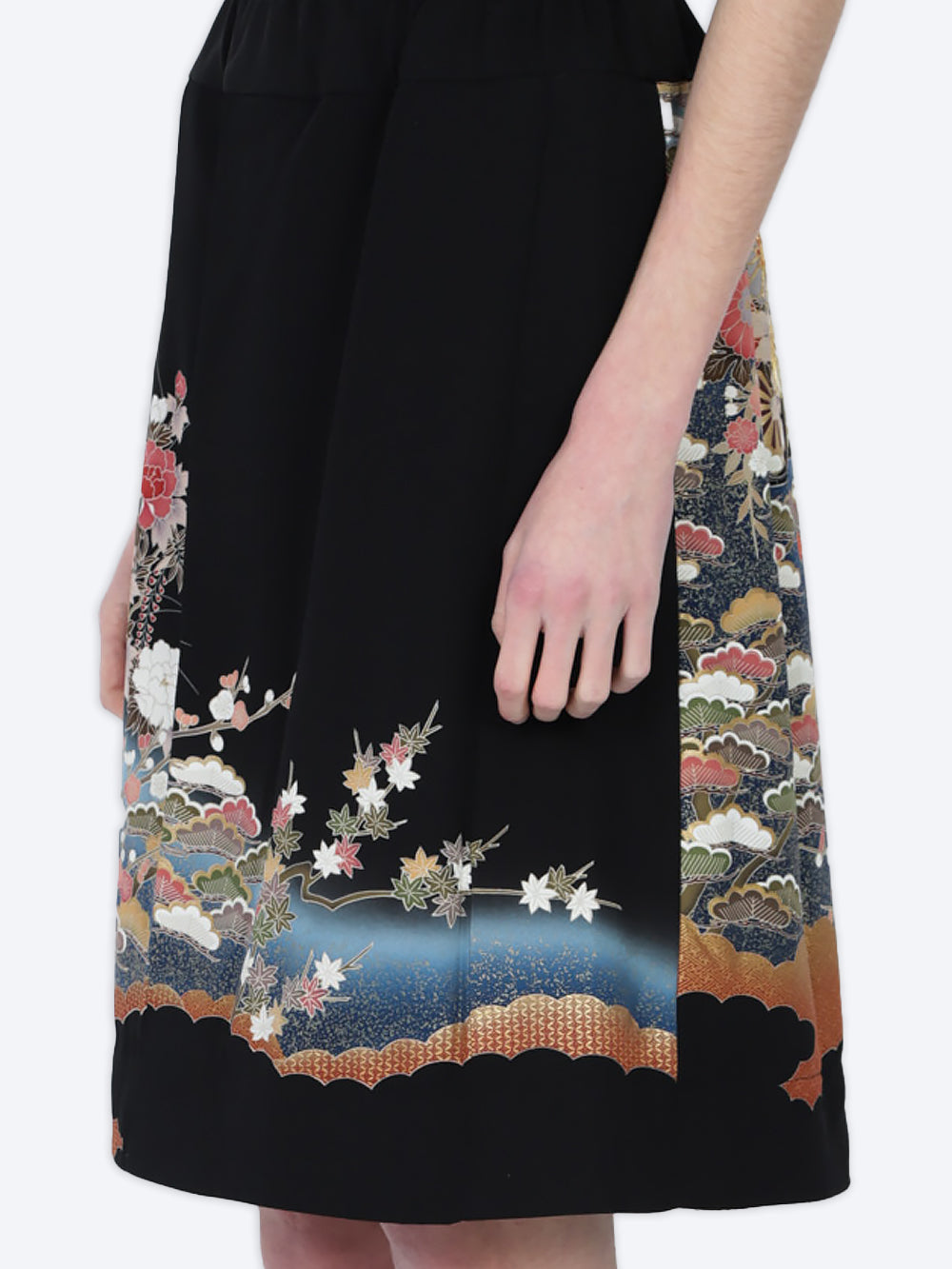 Tomesode Silk Kimono Eden Skirt