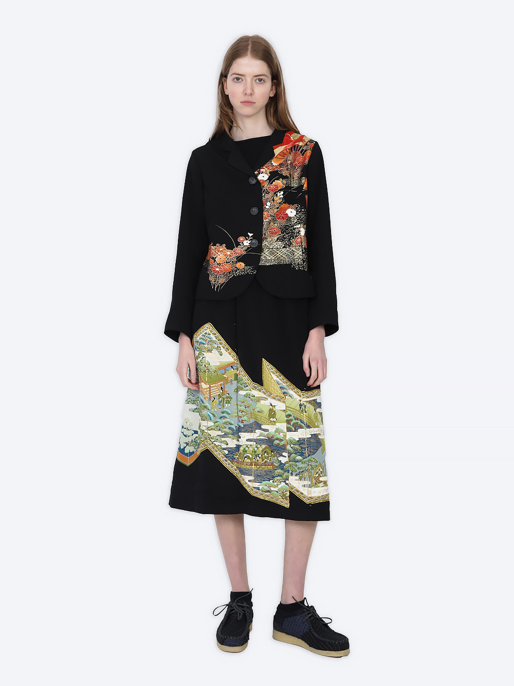 Tomesode Silk Kimono Izzy Skirt