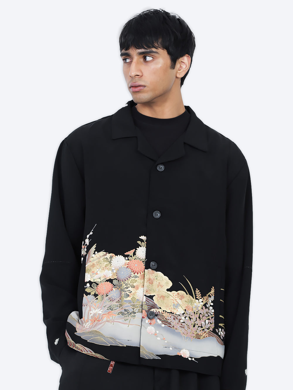 Tomesode Silk Kimono Jono Jacket