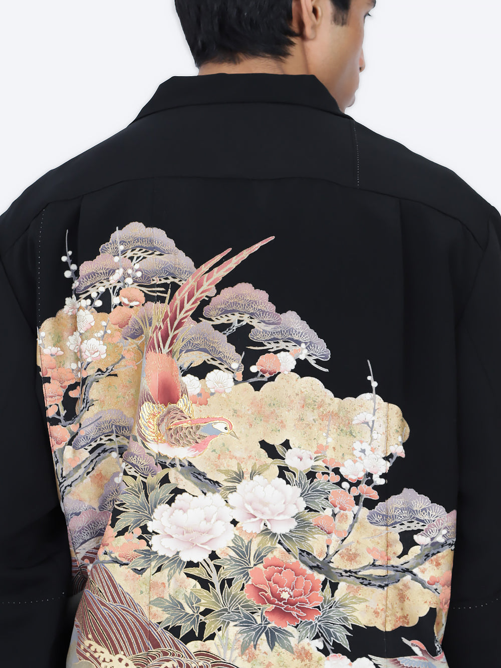 Tomesode Silk Kimono Jono Jacket