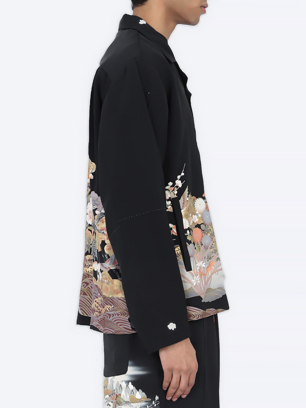 Tomesode Silk Kimono Jono Jacket