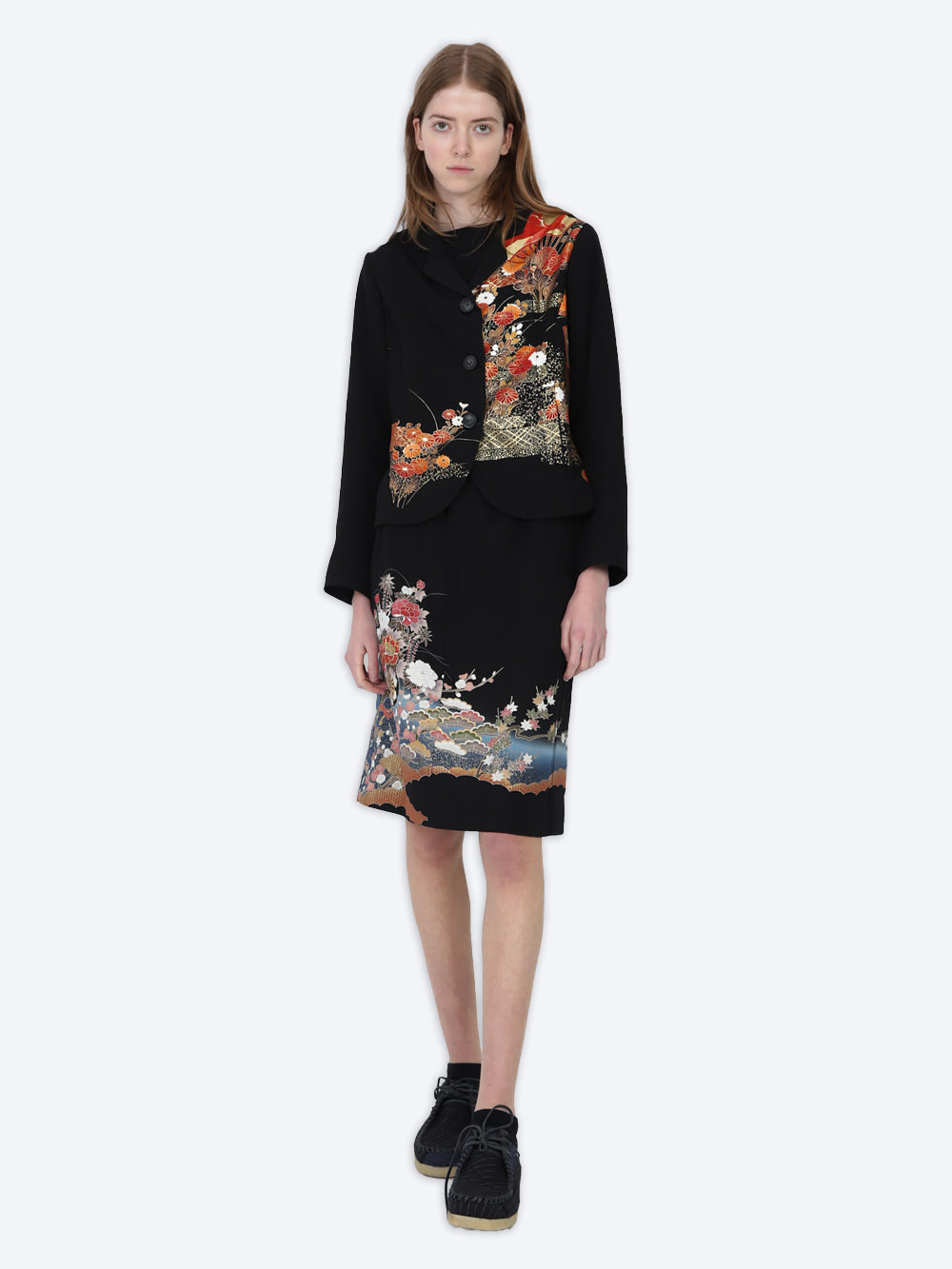 Tomesode Silk Kimono Eden Skirt