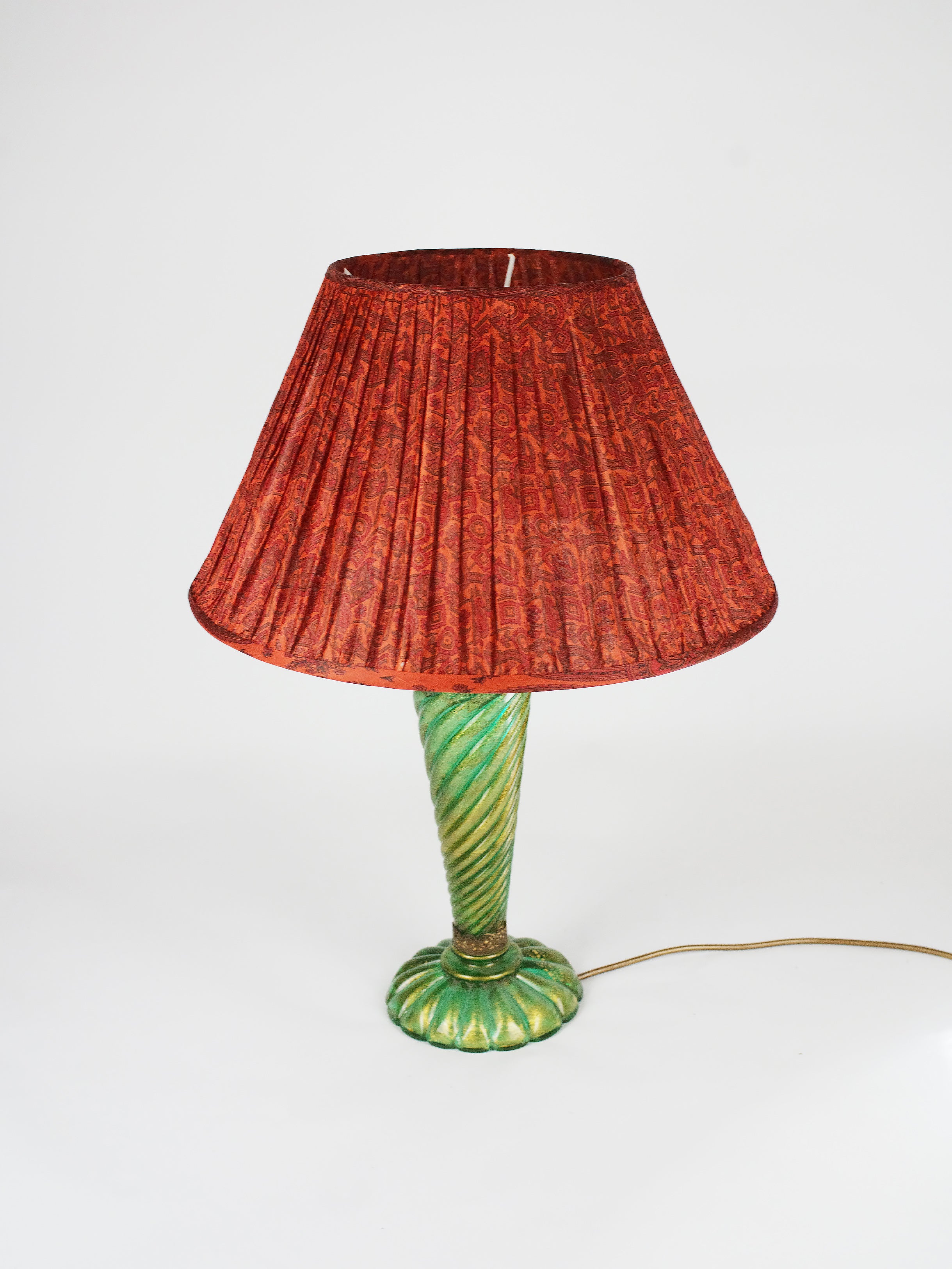 19th Century French Cotton Lampshade | 002
