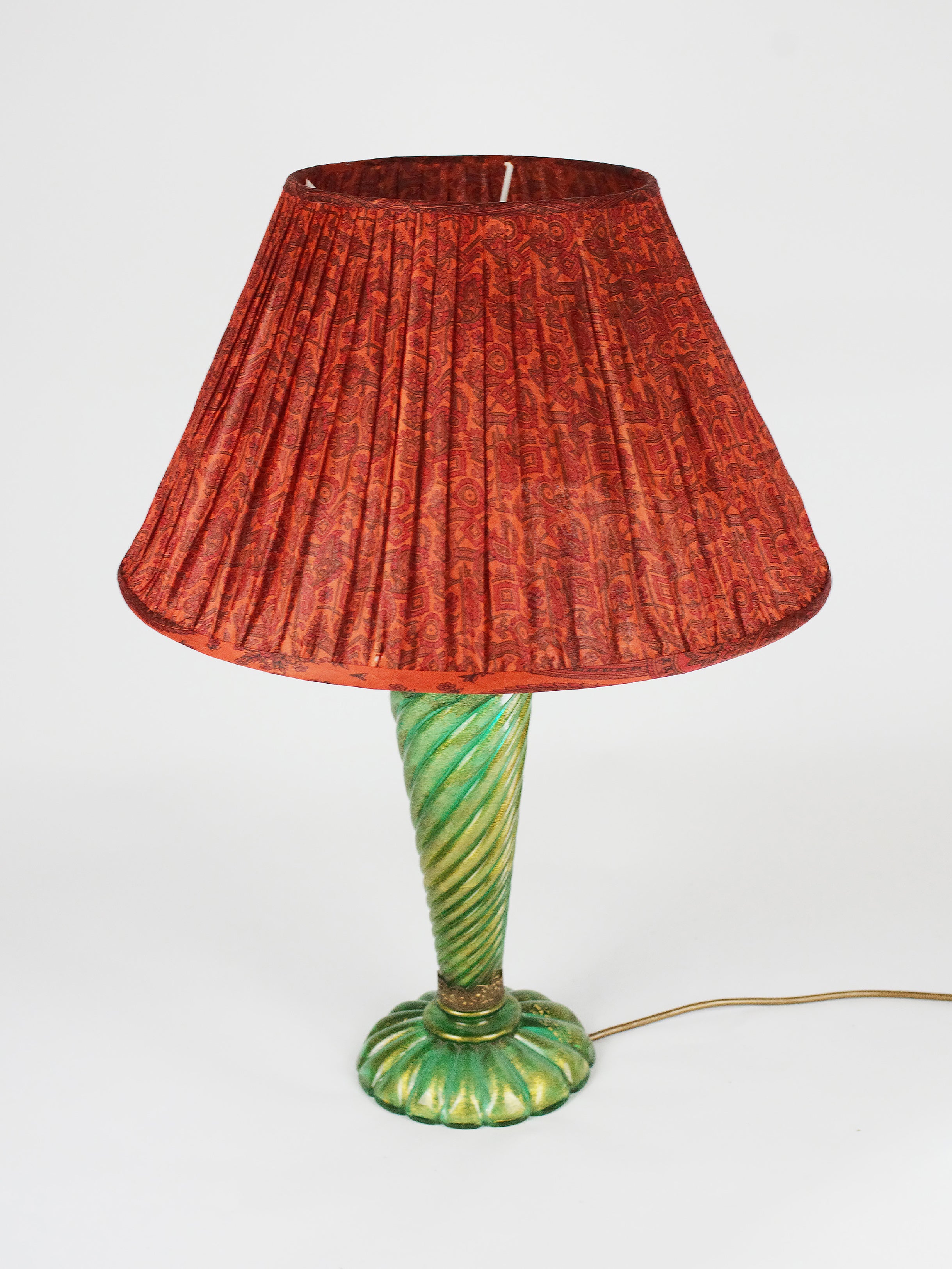 19th Century French Cotton Lampshade | 010