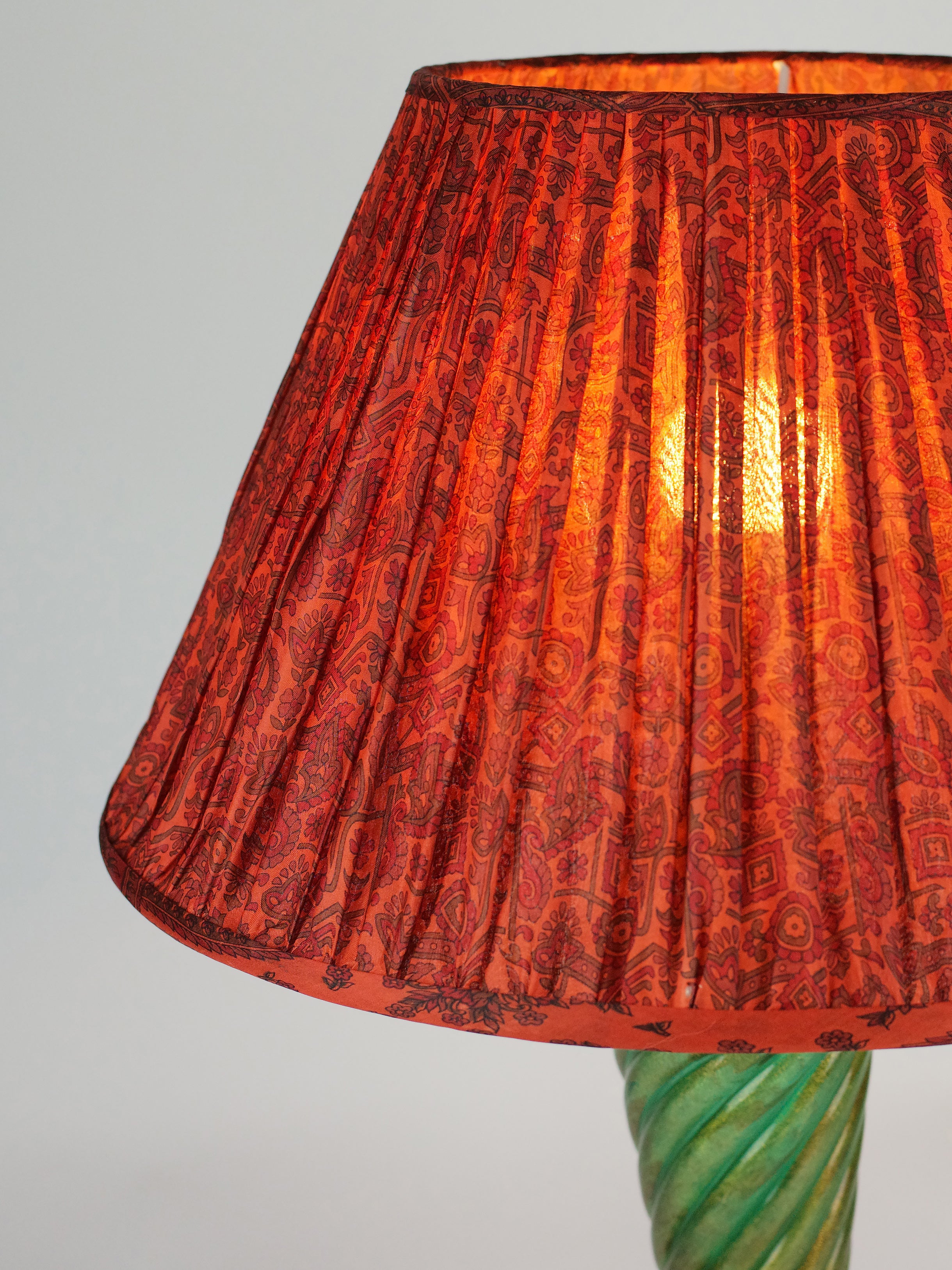 19th Century French Cotton Lampshade | 010
