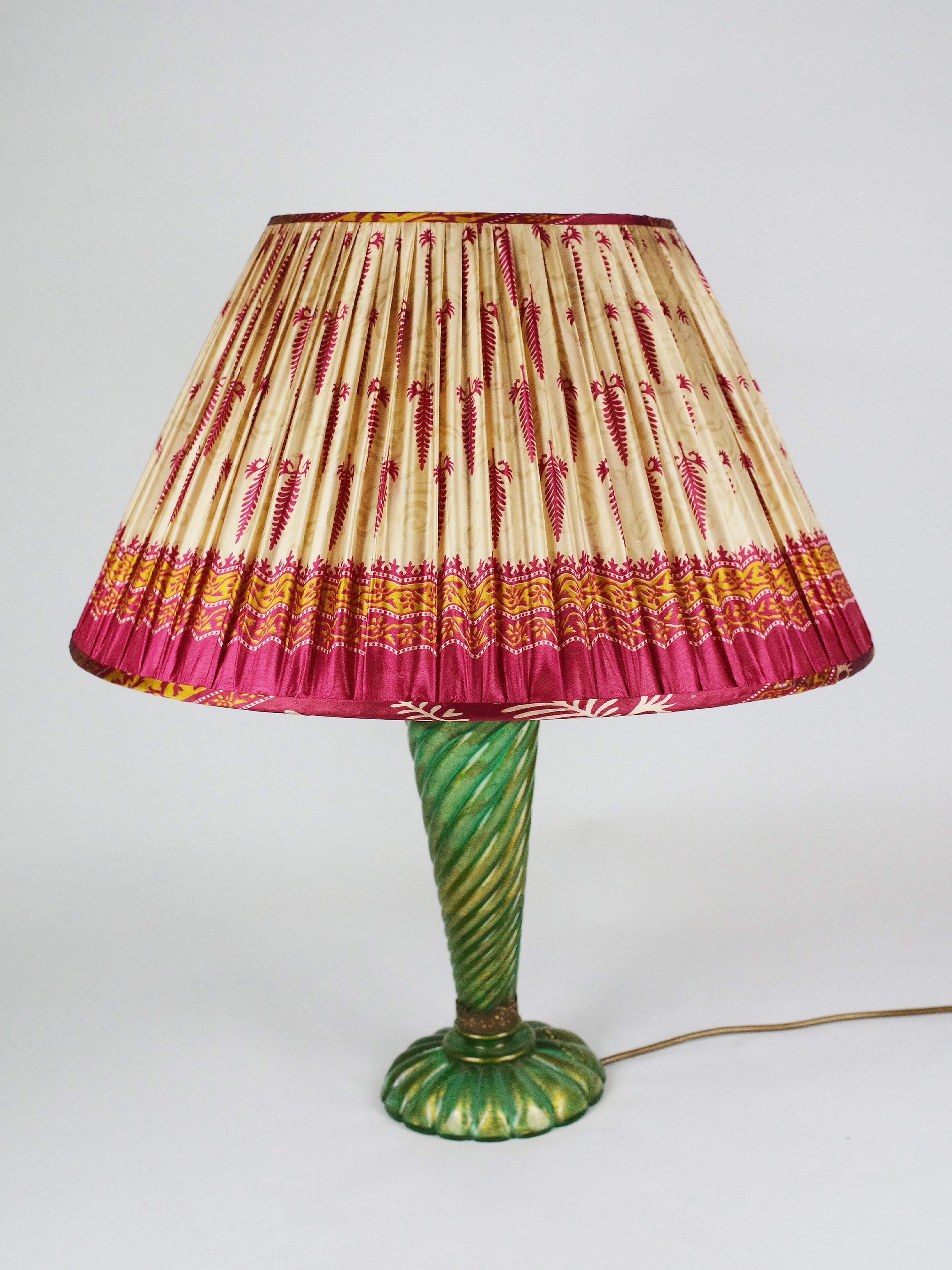 Vintage Silk Sari Lampshade | 012