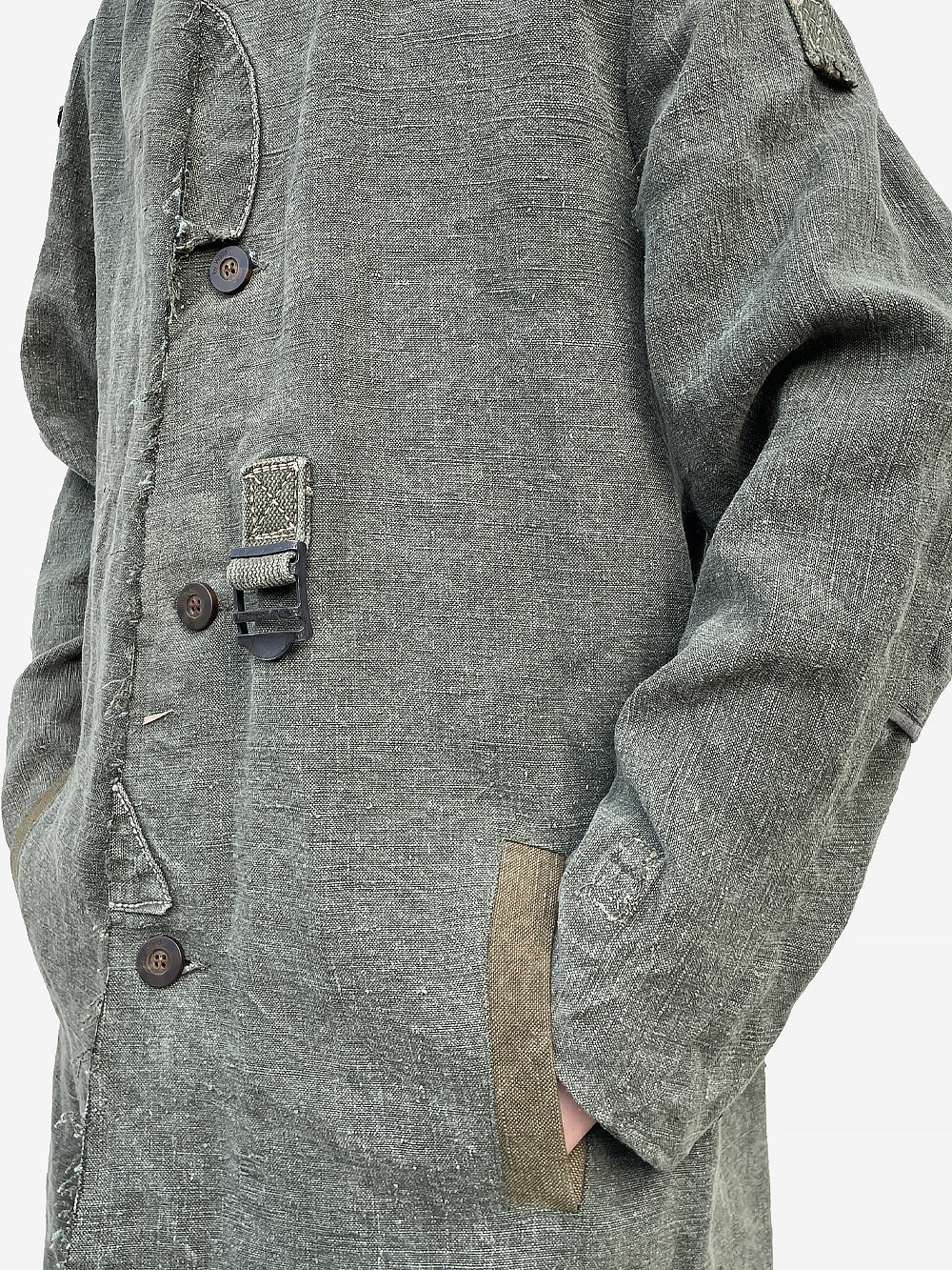 Vintage Military Canvas Rufus Coat