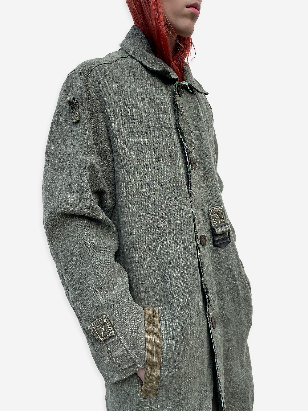 Vintage Military Canvas Rufus Coat