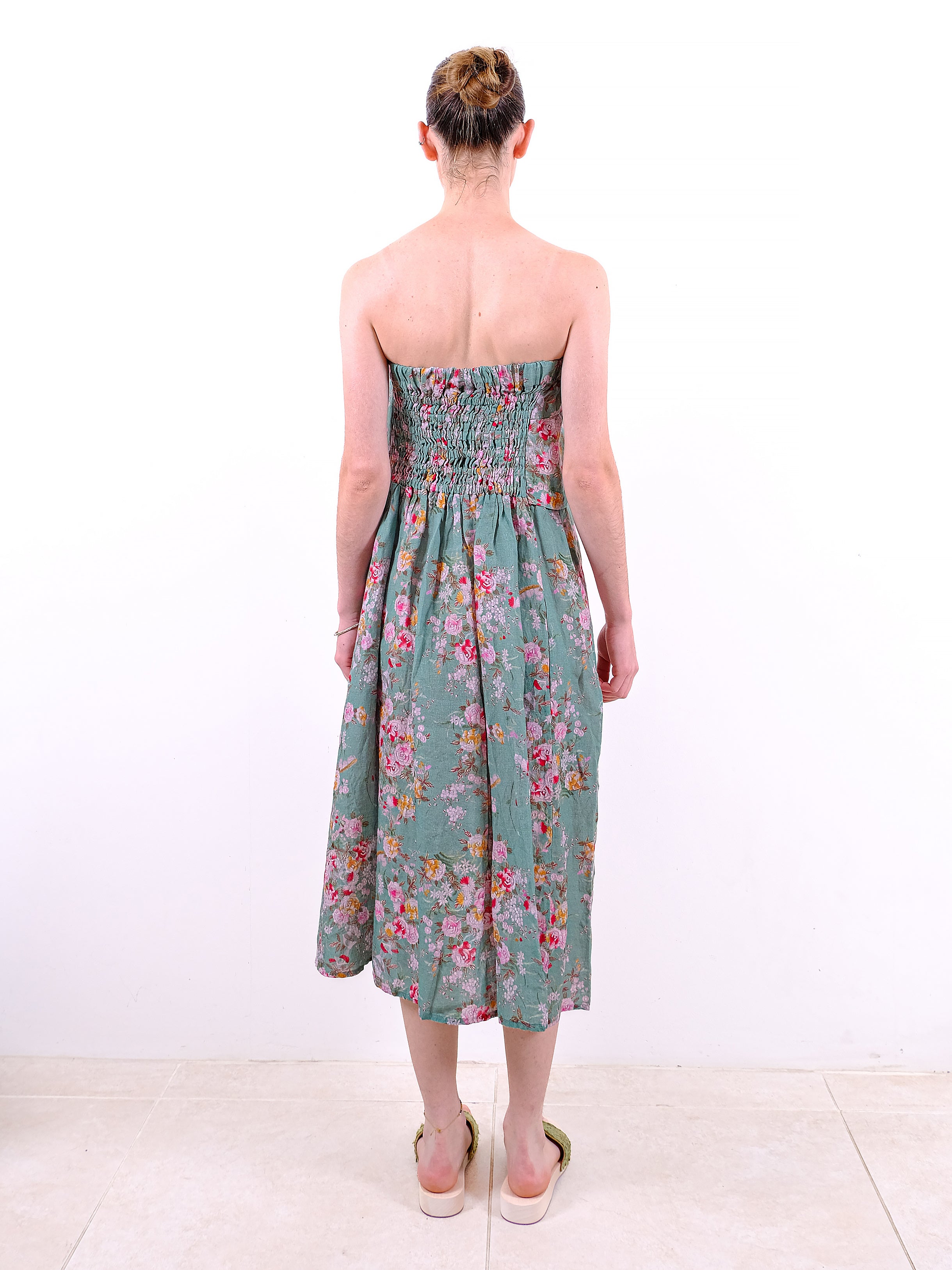 Vintage Linen Lily Skirt Dress