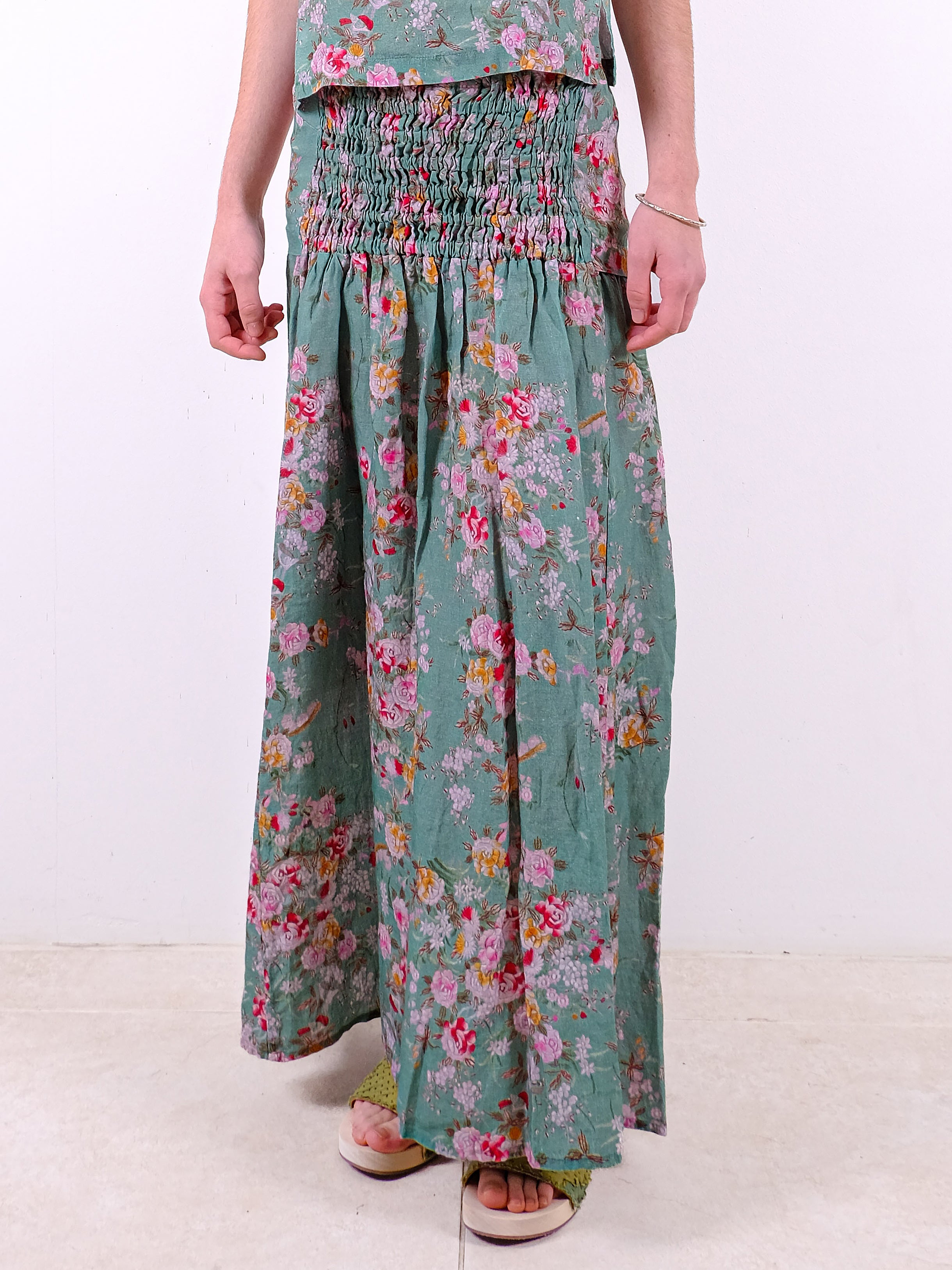 Vintage Linen Lily Skirt Dress