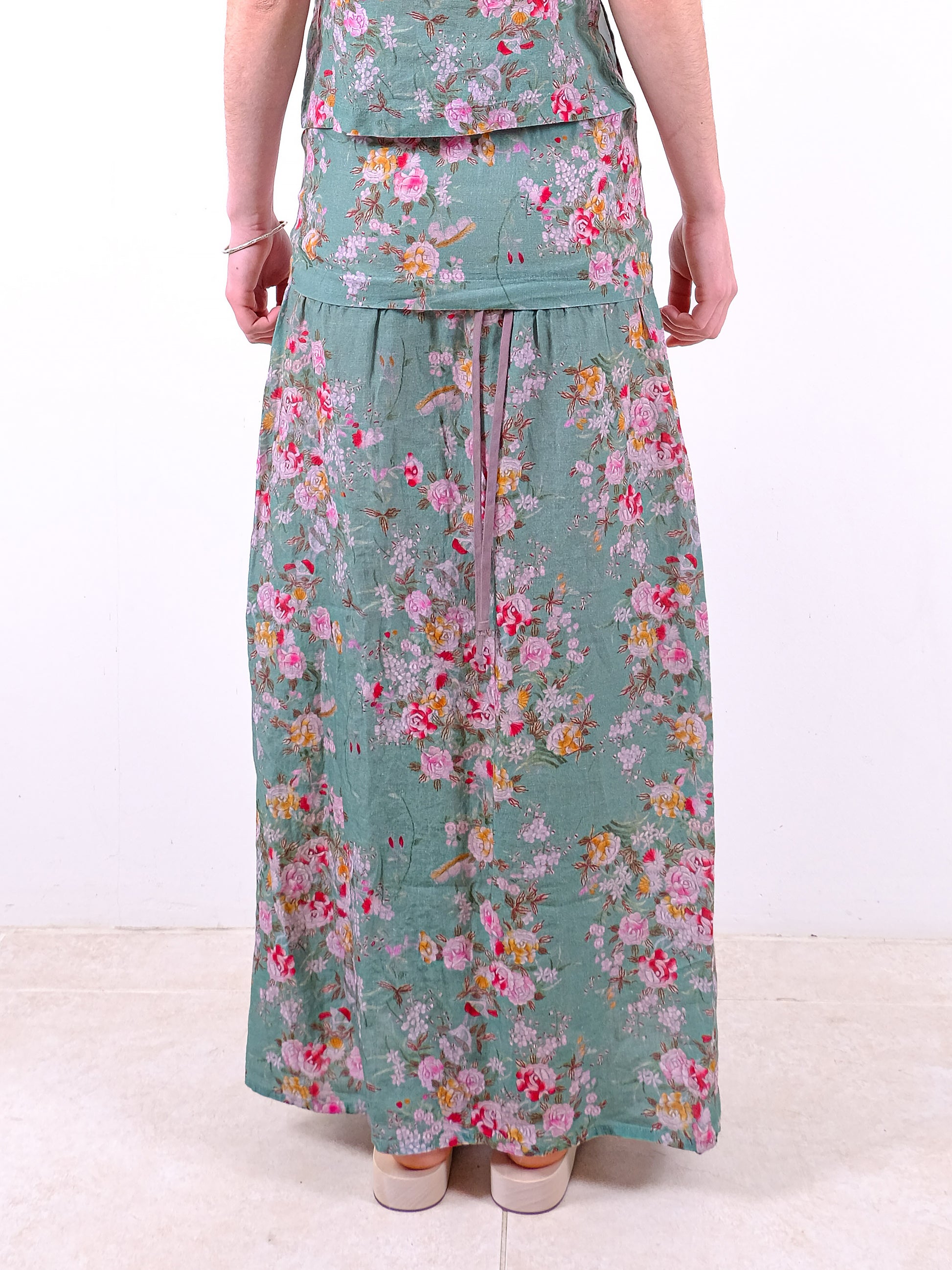 Vintage Linen Lily Skirt Dress