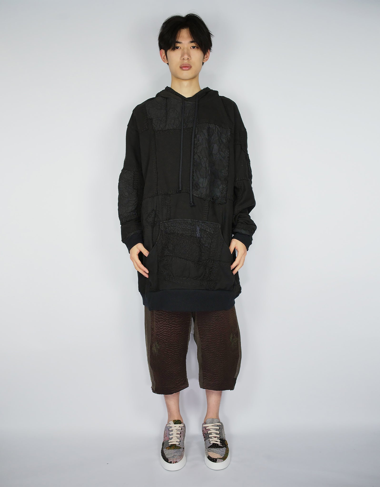 1920s Patchwork 95cm Length Masaki Hoodie