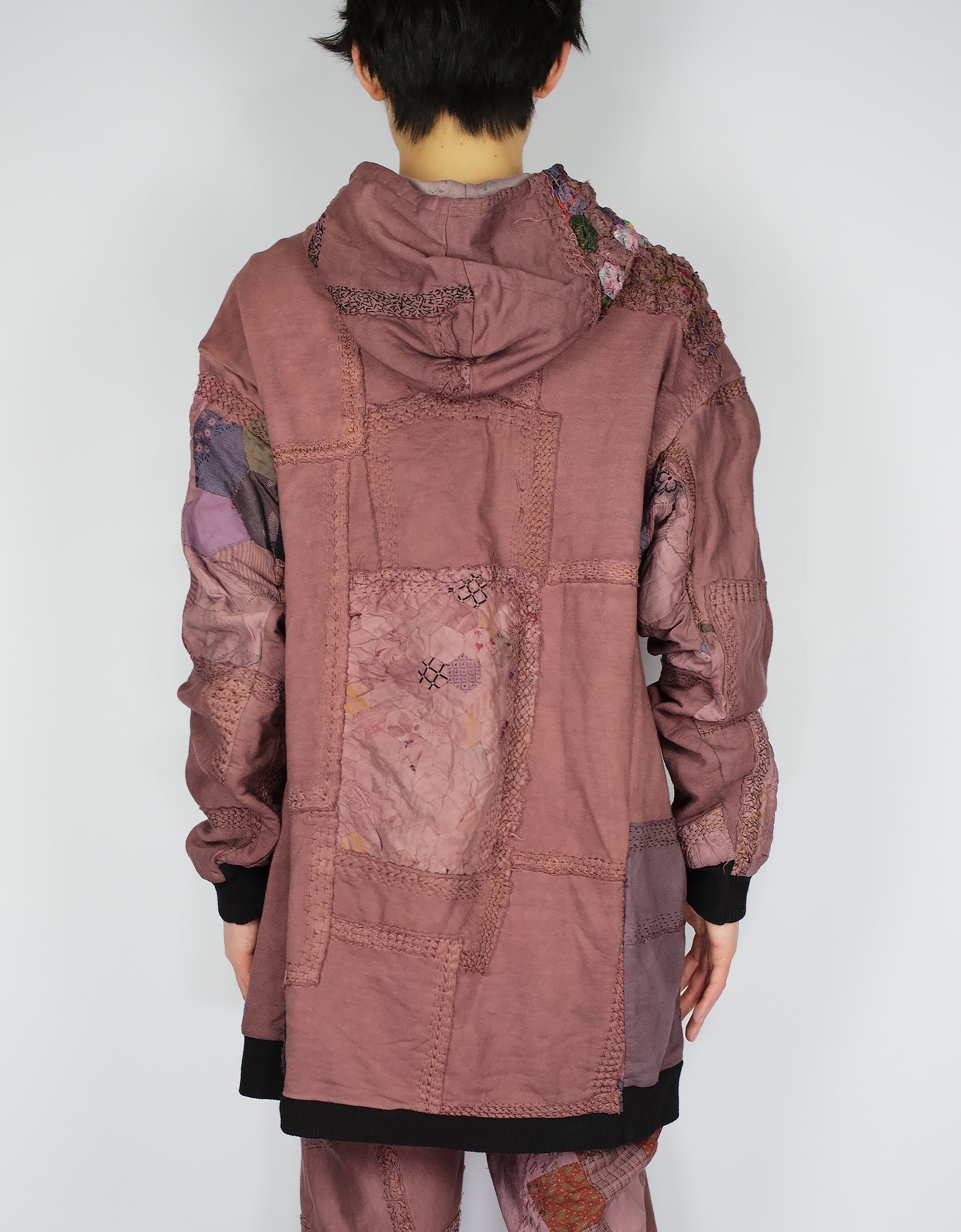 1920s Patchwork 95cm Length Masaki Hoodie