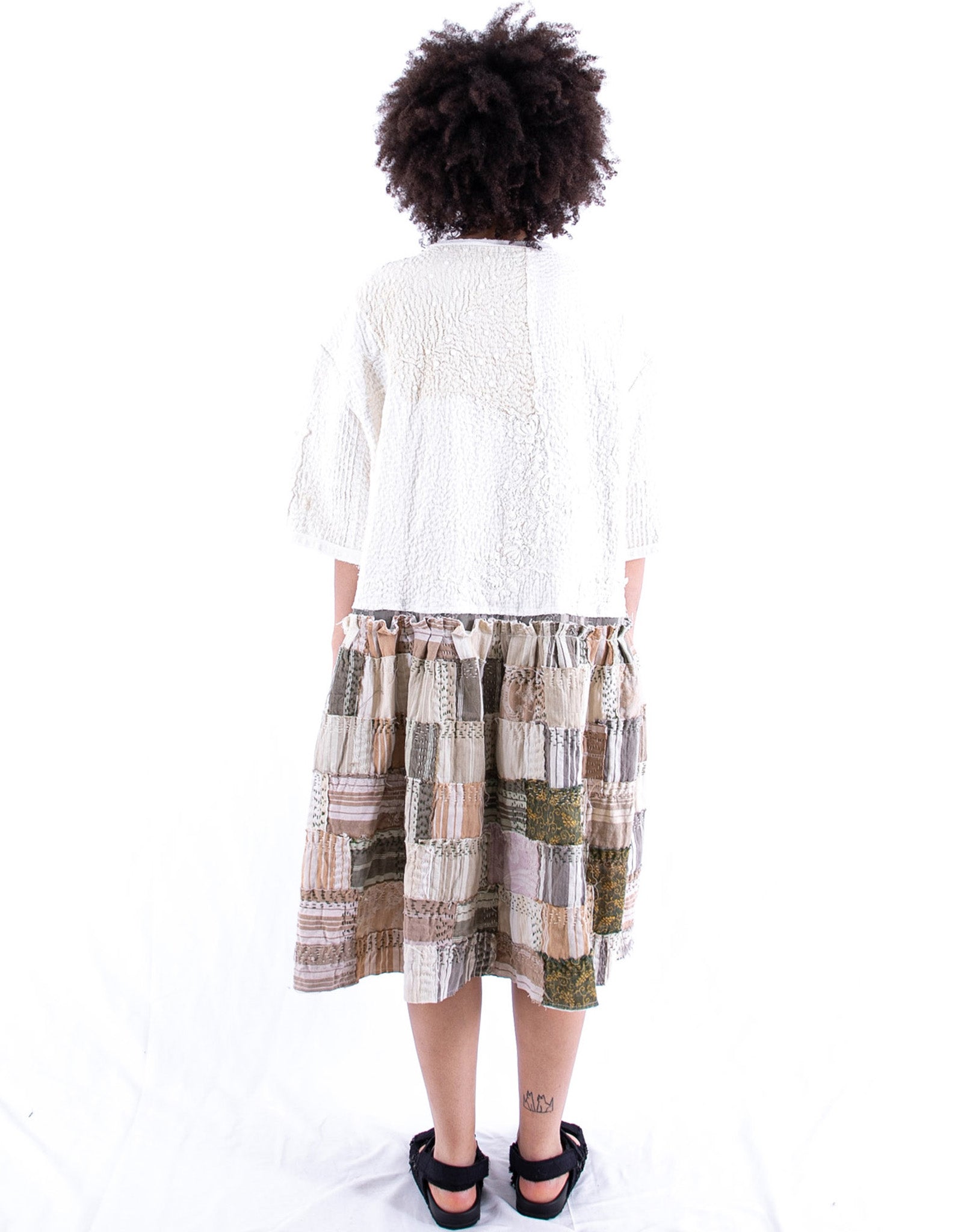 19th Century Cotton Re-patch Masha Dress