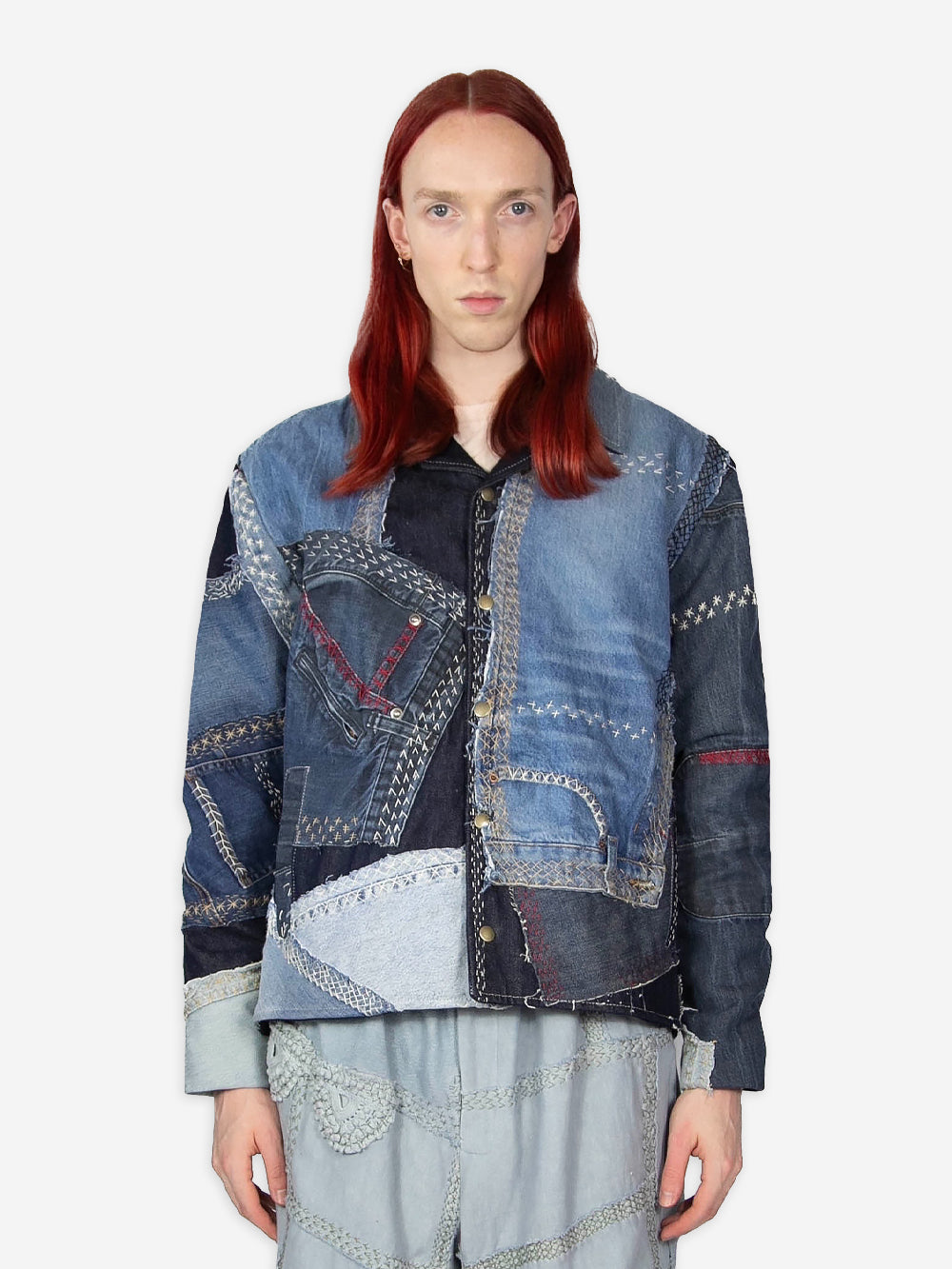 Vintage Denim Re-Patch Milo Blazer