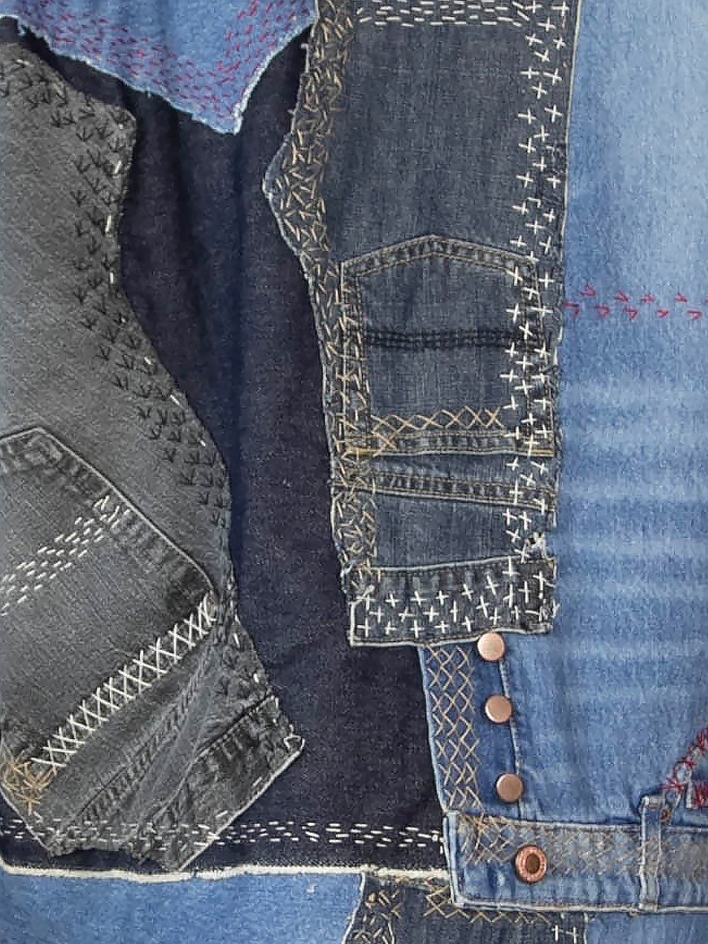 Vintage Denim Re-Patch Milo Blazer