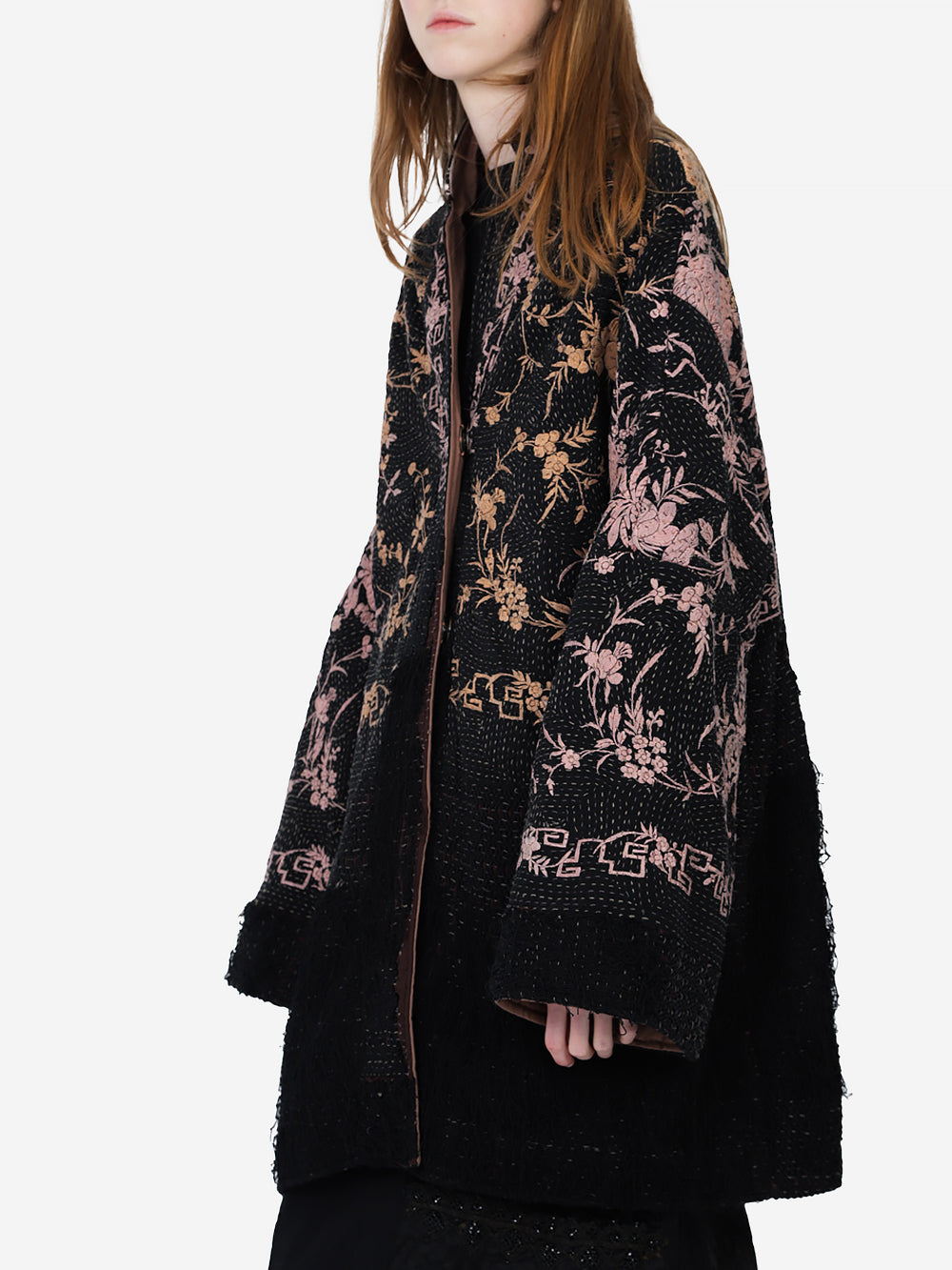 19th Century Chinese Piano Shawl Basma Coat
