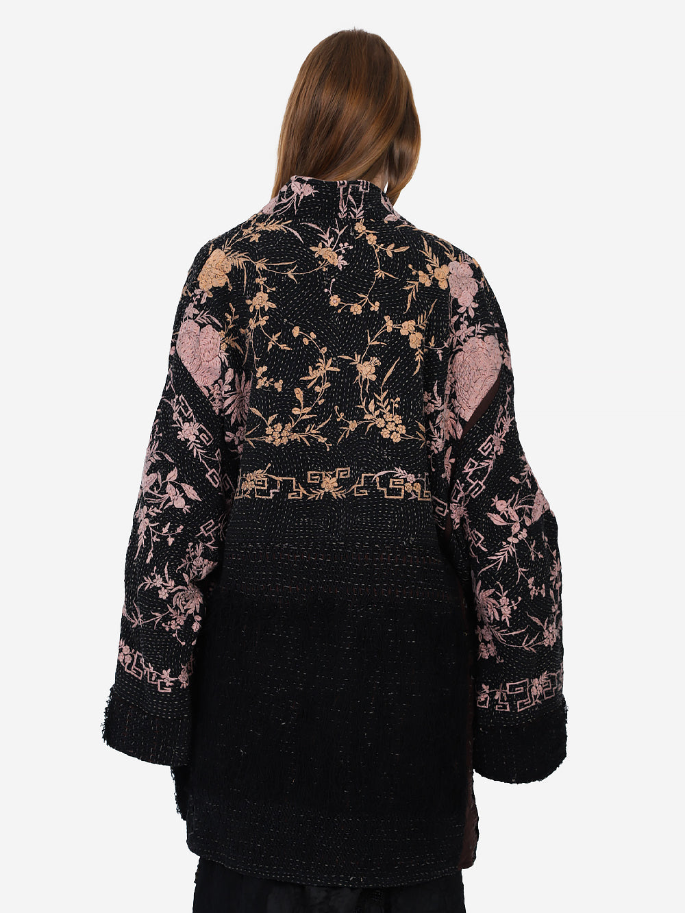 19th Century Chinese Piano Shawl Basma Coat