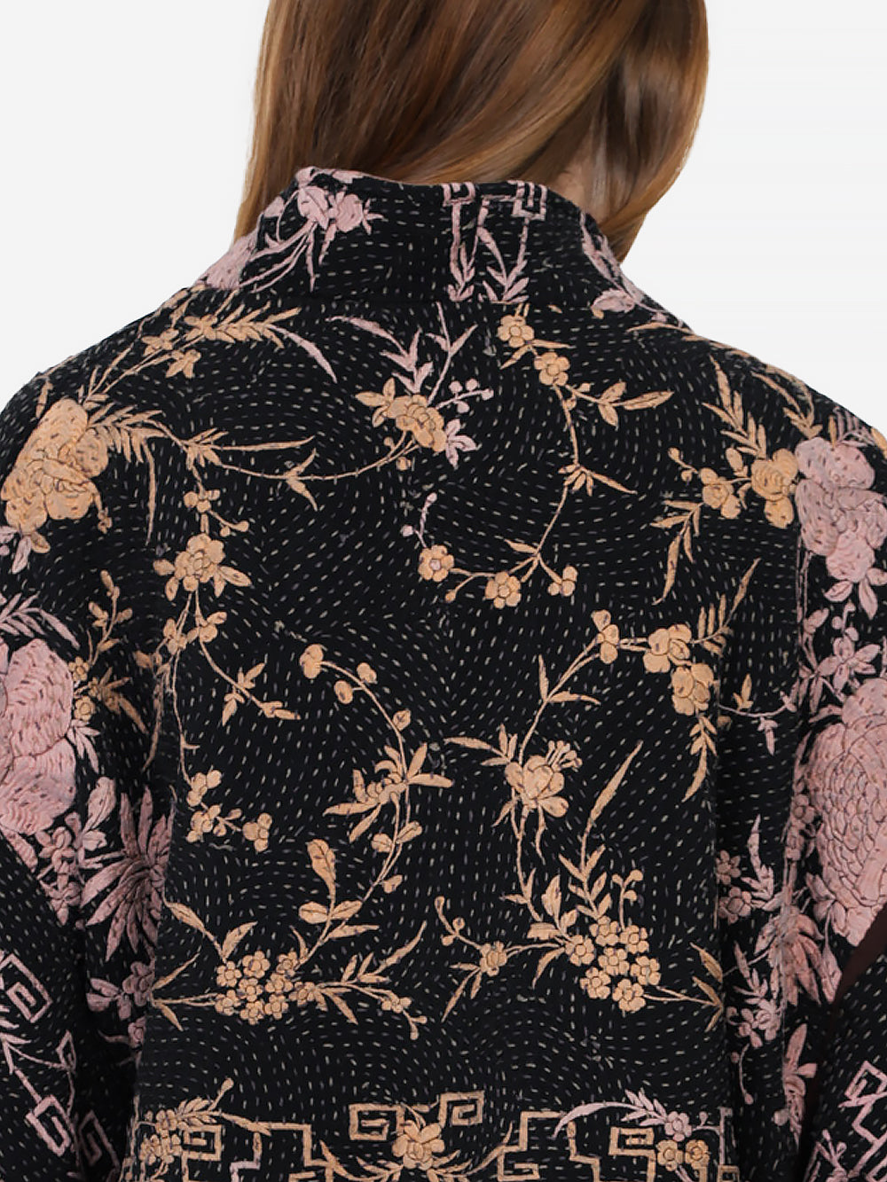 19th Century Chinese Piano Shawl Basma Coat