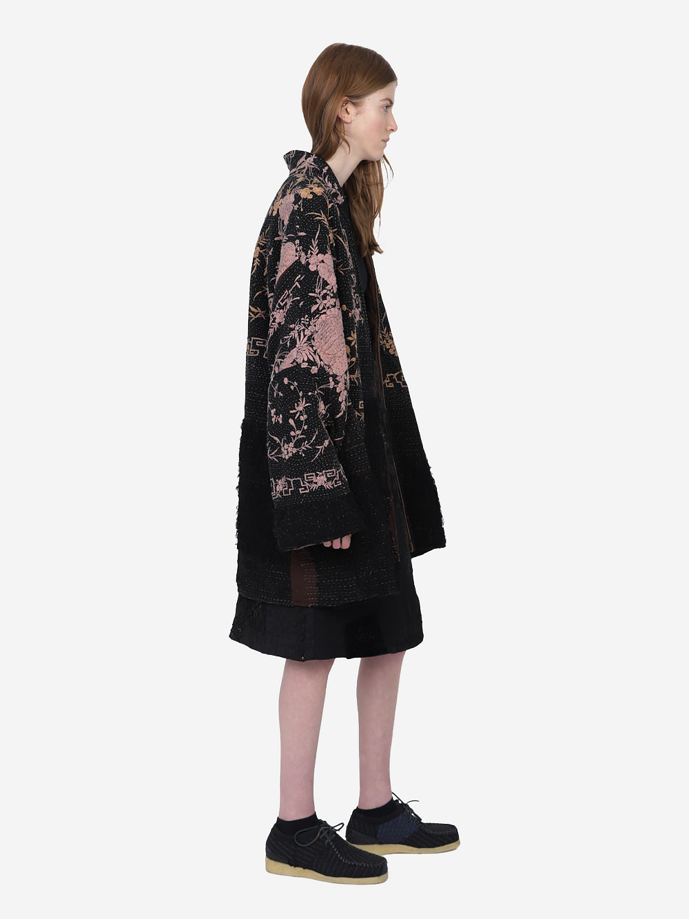 19th Century Chinese Piano Shawl Basma Coat