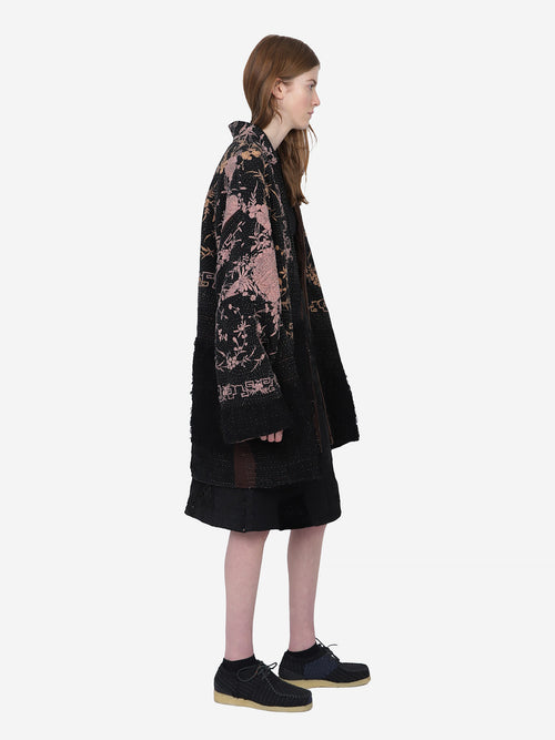 19th Century Chinese Piano Shawl Basma Coat