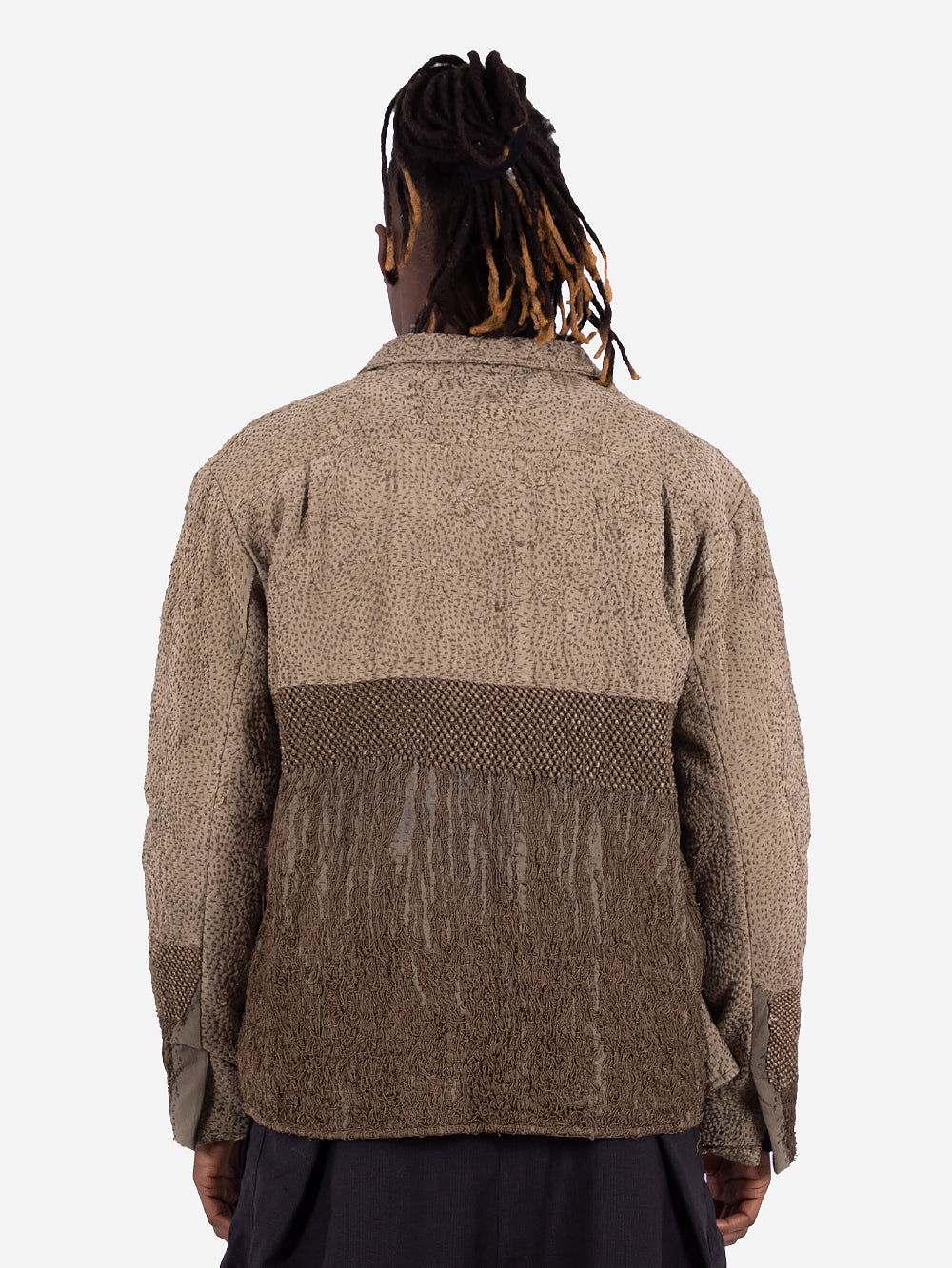 19th Century Chinese Piano Shawl Wadded Roy Jacket