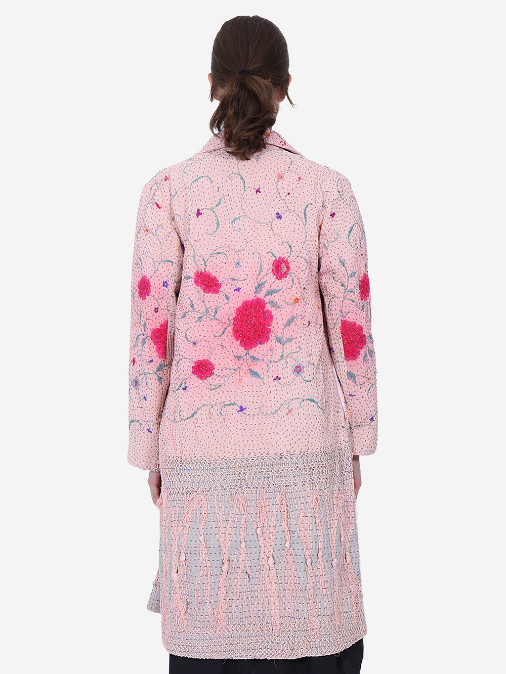 19th Century Chinese Piano Shawl Scarlett Coat