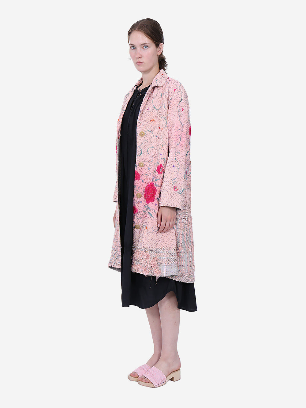 19th Century Chinese Piano Shawl Scarlett Coat