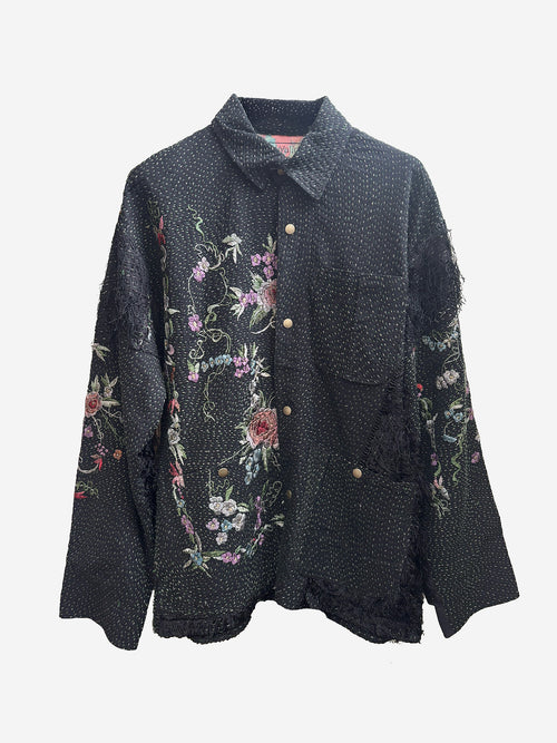 19th Century Chinese Piano Shawl Rain Jacket
