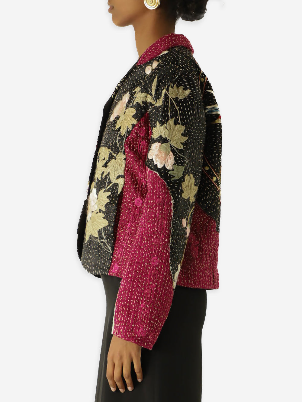 19th Century Qing Dynasty Silk Rawan Jacket