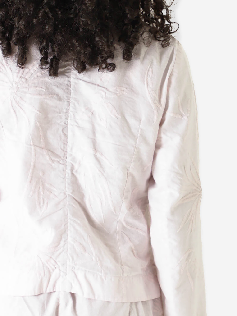 Vintage Embroidered Poplin Rawan Jacket