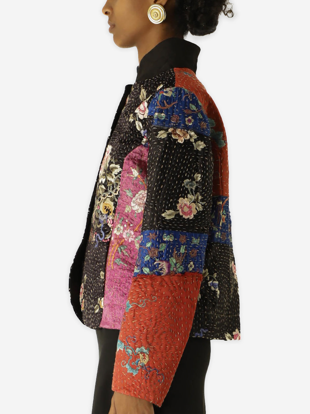 19th Century Qing Dynasty Silk Rawan Jacket