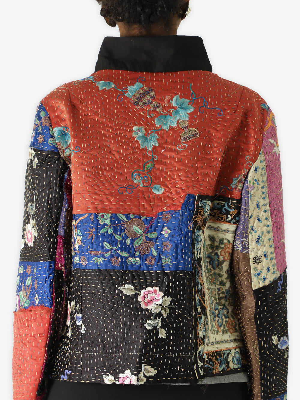 19th Century Qing Dynasty Silk Rawan Jacket