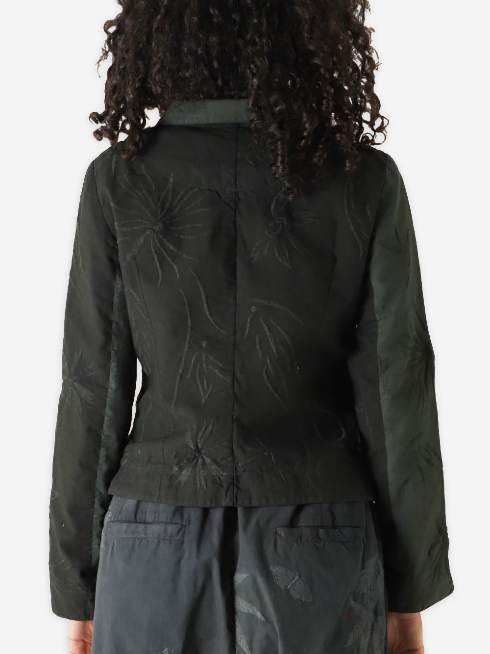 Vintage Embroidered Poplin Rawan Jacket