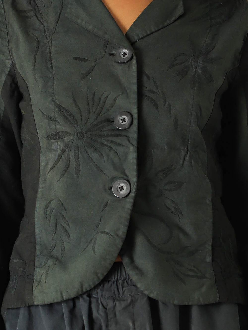 Vintage Embroidered Poplin Rawan Jacket