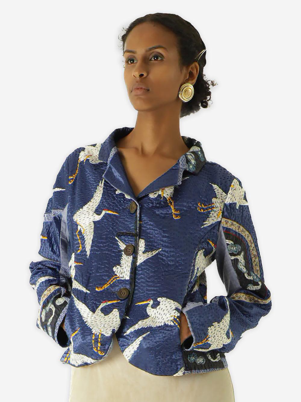 By Walid バイワリッド　アンティークシルクCLASSIC JACKET By Walid | Jackets