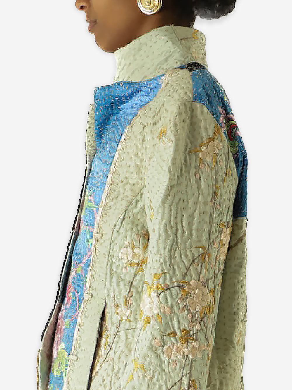 19th Century Qing Dynasty Silk Rawan Jacket