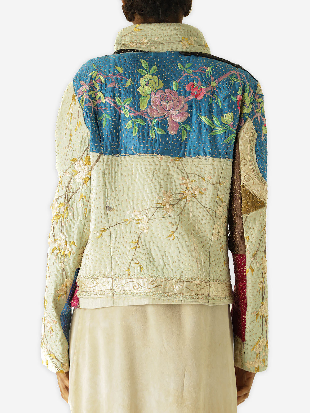 19th Century Qing Dynasty Silk Rawan Jacket