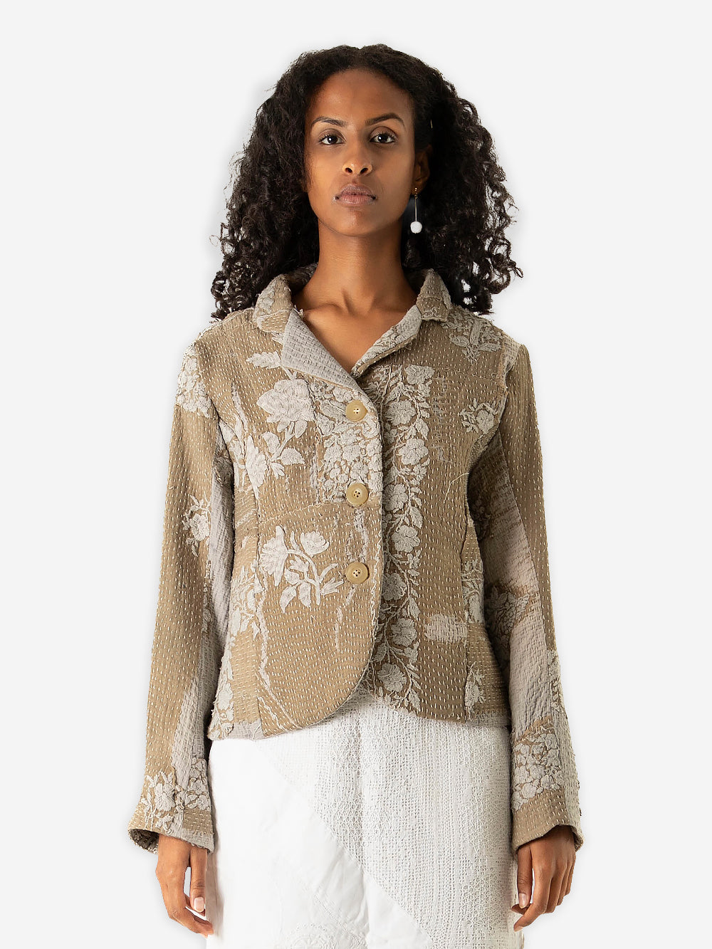 19th Century Embroidered Wool Rawan Jacket